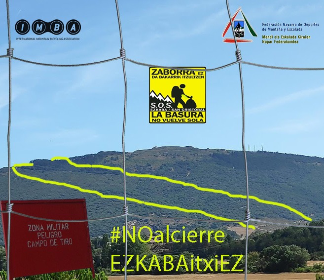 SI NO LO IMPEDIMOS, UNA VALLA PARTIRÁ EN DOS LA CARA SUR DEL MONTE EZKABA/SAN CRISTOBAL.